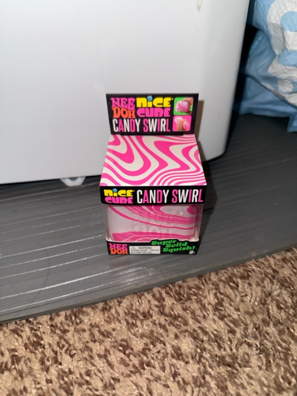 Pokemon Candy Swirl Squishy Cube - Pink